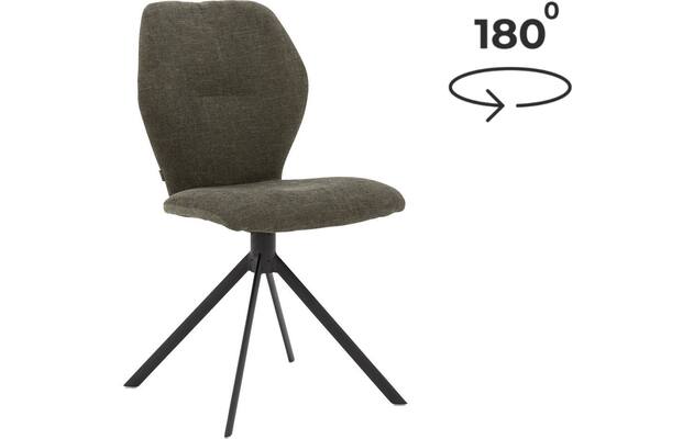 Goossens eetkamerstoel hera groen stof - 8193207-goossens-hera-stoel-onderdelen-stof- 35